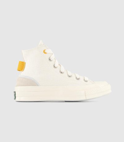 converse all star chuck 70 hi trainers  egret red yellow