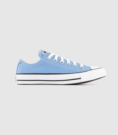 converse all star low trainers  light blue